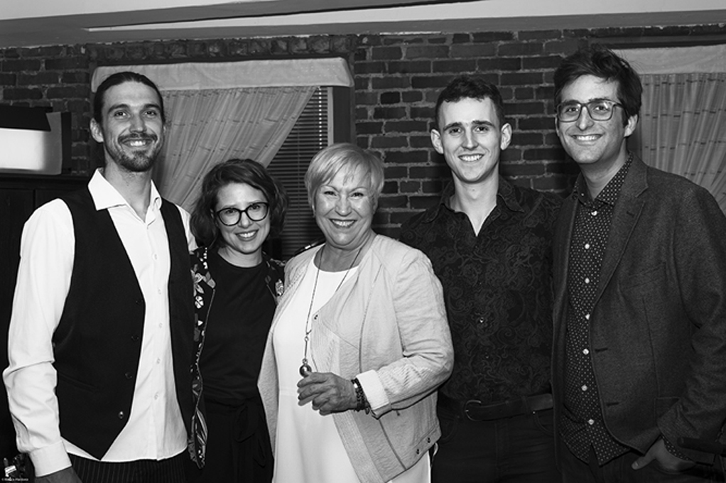 Jonathan Chapman, Valerie Lacombe, Julien Desforges and Sam Kirmayer